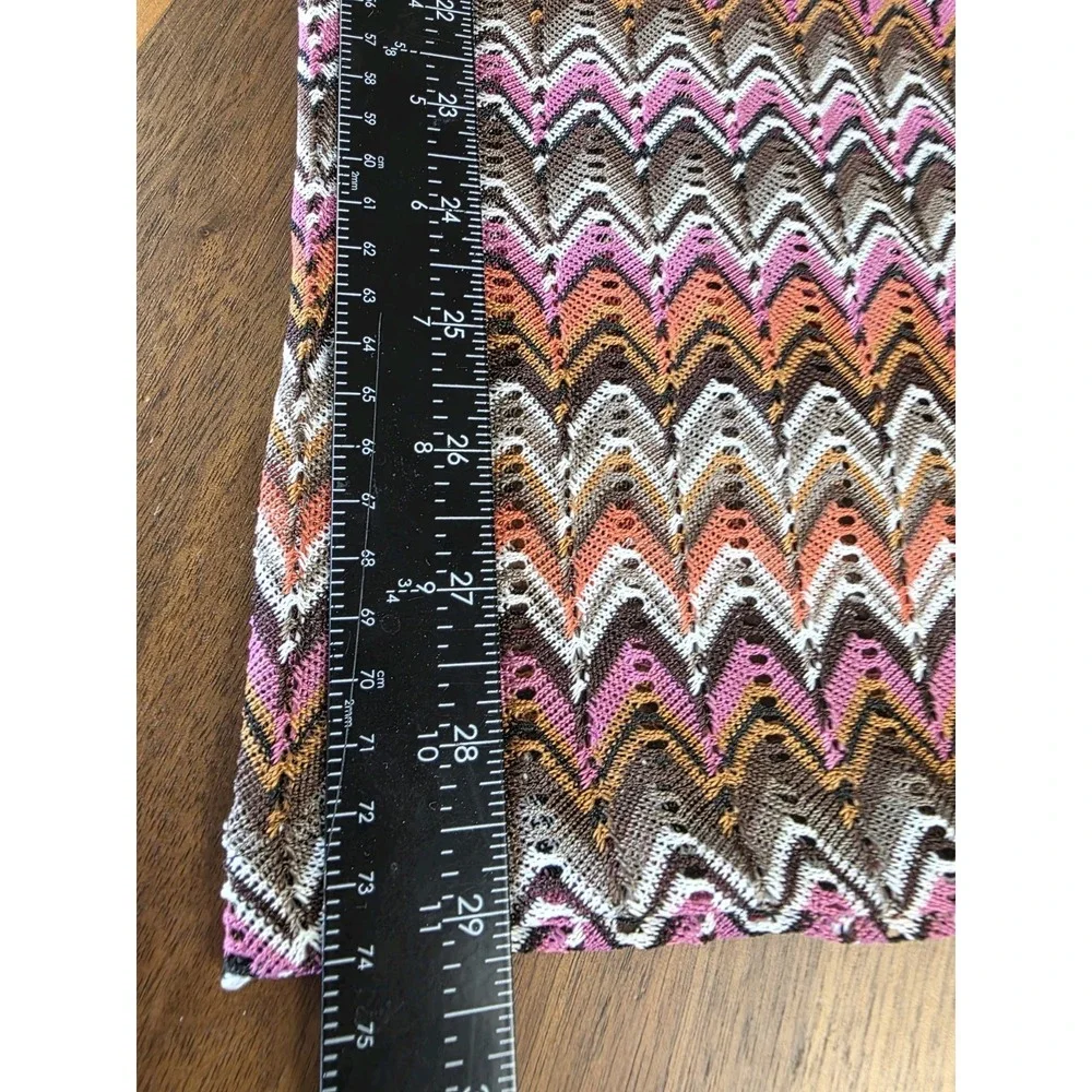 Women's LG Zig-Zag Beachy Crochet Swim Cover Up Pants Shade & Shore Multi (280)